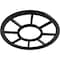 Ekena Millwork Grace Architectural Grade PVC Pierced Ceiling Medallion, Black, 30"OD x 10 7/8"ID x 1"P CMPP30GRSBL - alternate 3